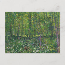 Cartão Postal Van Gogh Trees e Sub-Crescimento