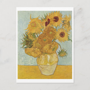 Cartão Postal van Gogh - Vase com Doze Girassóis (1888)
