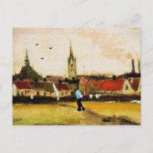 Van Gogh - Vista da Haia com a Nova Igreja,