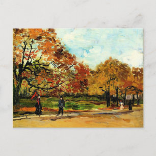 Cartão Postal Van Gogh - Vista de um Parque em Paris 