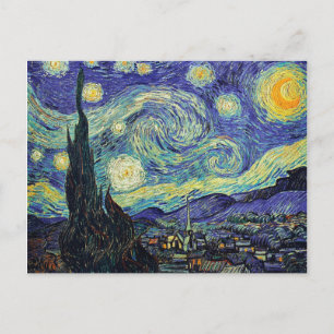 Cartão Postal Van gogh's STARRY NOITE