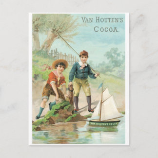 Cartão Postal Van Houtens Cocoa