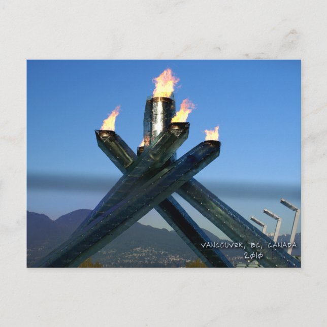 Cartão Postal Vancouver BC Canadá 2010 (Frente)