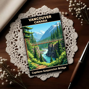 Cartão Postal Vancouver, Canadá: Viagens Antigas dos Anos 60