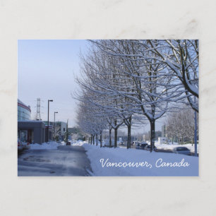 Cartão Postal Vancouver, Cartão-postal de neve do Canadá
