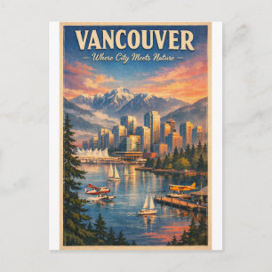 Cartão Postal Vancouver – Onde a Cidade Encontra a Natureza