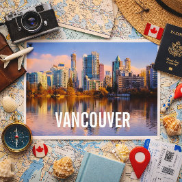 Cartão Postal Vancouver – Reflections on the Pacific