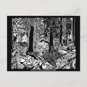 Cartão postal Vancouver Totem Cartões de Polos