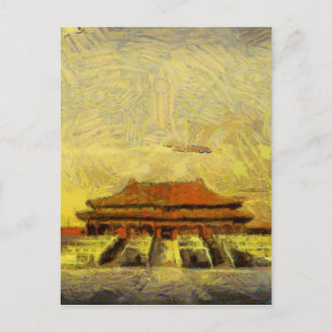 Cartão Postal vangogh Forbidden City