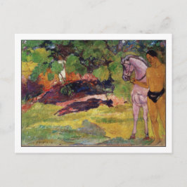 Cartão Postal Vanilla Grove por Paul Gauguin
