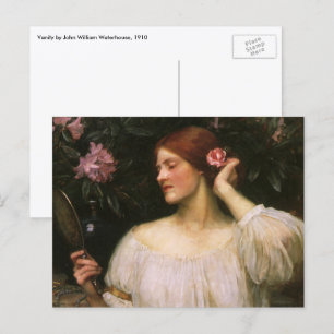 Cartão Postal Vanity por John William Waterhouse