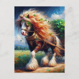 Cartão Postal Vanner cigano puxando uma carga de camarões