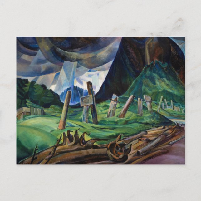 Cartão Postal Vanquished, 1930 by Emily Carr (Frente)