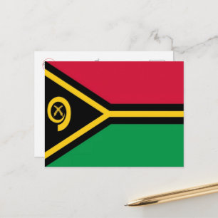 Cartão Postal Vanuatu - Bandeira -