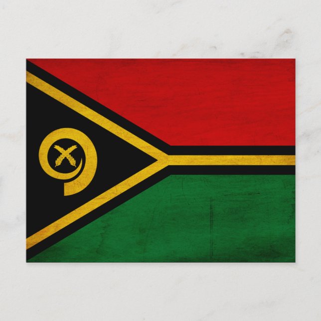 Cartão Postal Vanuatu Flag (Frente)