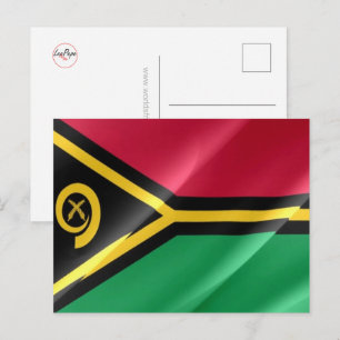 Cartão Postal Vanuatu - Sinalizador de onda -