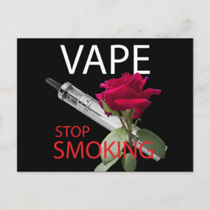 Cartão Postal Vape. Pare de fumar