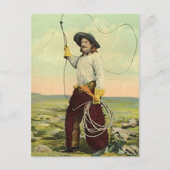 Cartão Postal Vaqueiros 22 do vintage (Frente)