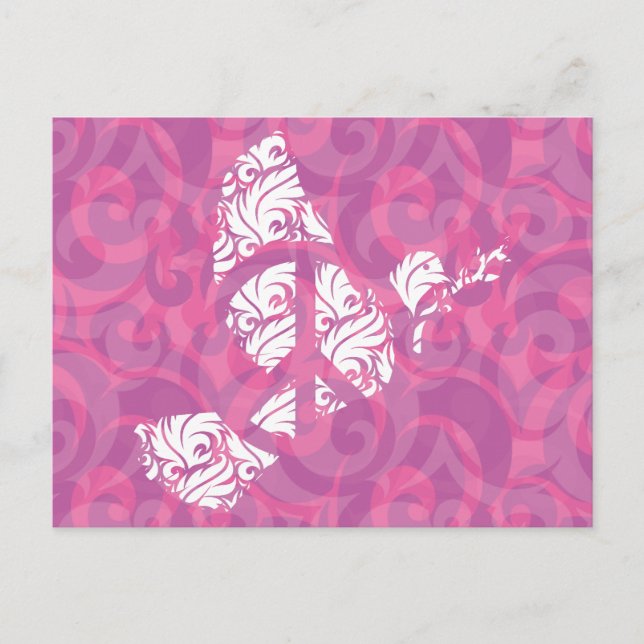 Cartão Postal Vara Estilizada da Paz (Frente)