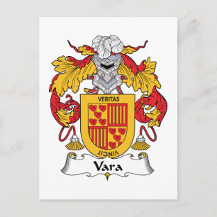 Cartão Postal Vara Family Crest