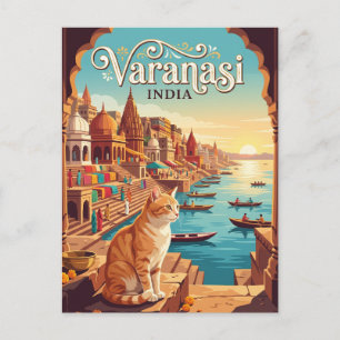 Cartão Postal Varanasi Índia