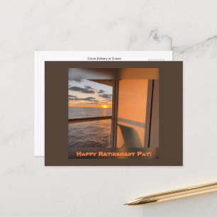 Cartão Postal Varanda de Cruzeiro ao Pôr do Sol