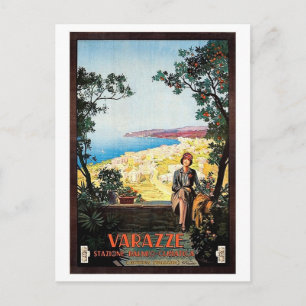 Cartão Postal Varazze, Savona, Riviera italiana, Itália, colheit