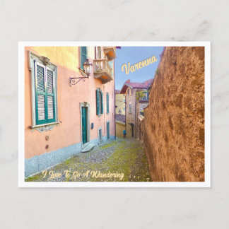Cartão Postal Varenna, Lago de Como, Itália / Eu Adoro Vaguear