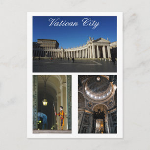 Cartão Postal Várias visualizações na Cidade do vaticano