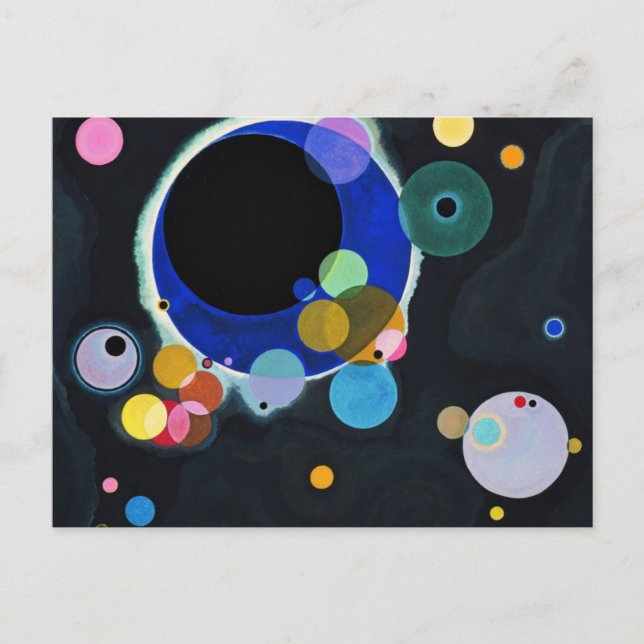 Cartão Postal Vários Círculos (Frente)