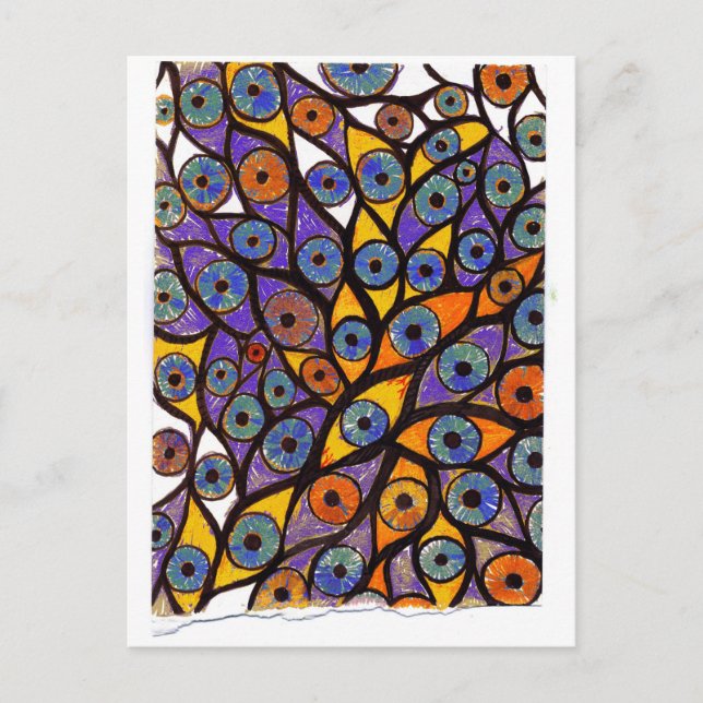 Cartão Postal Vários Olhos (Frente)