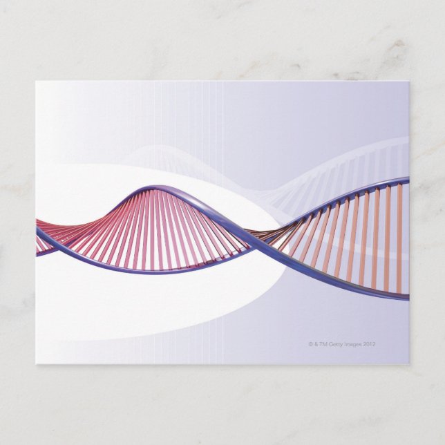 Cartão Postal Varredura de DNA 3D (Frente)