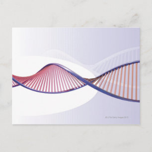 Cartão Postal Varredura de DNA 3D