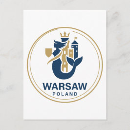 Cartão Postal Varsóvia Polônia Europa