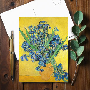 Cartão Postal Vase com irlandeses, Vincent Van Gogh