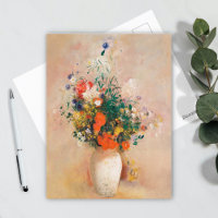 Vase das flores por Odilon Redon