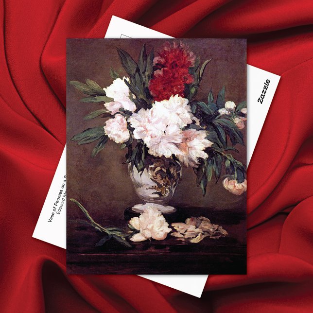 Cartão Postal Vase de Peonies Édouard Manet (Criador carregado)