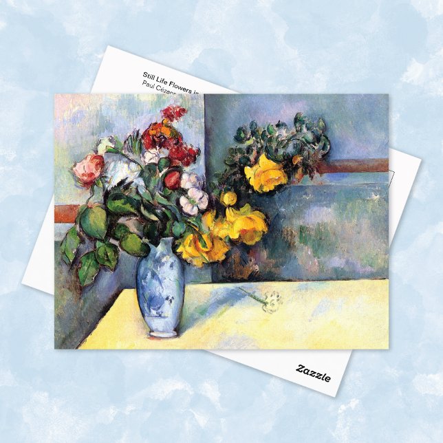 Cartão postal Vase Paul Cezanne, Flores de Vida Es (Criador carregado)