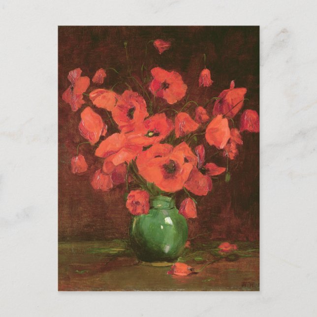 Cartão Postal Vaso das flores 2 (Frente)