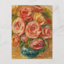 Vaso de Rosas por Renoir
