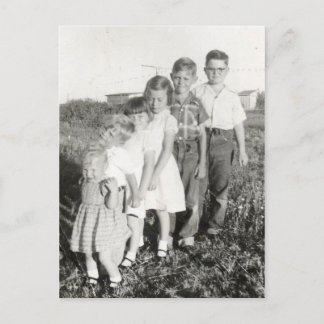 Cartão Postal vaso infantil