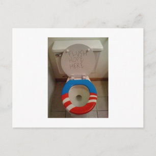 Cartão Postal Vaso Sanitário Hope-Flush Esperança