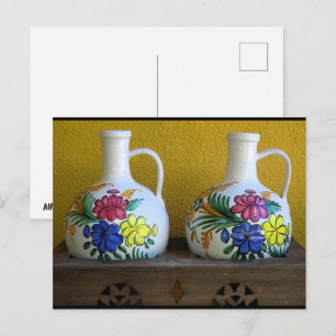 Cartão Postal Vasos Decorativos