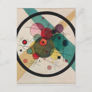 Cartão Postal Vassily Kandinsky Circula em um Círculo