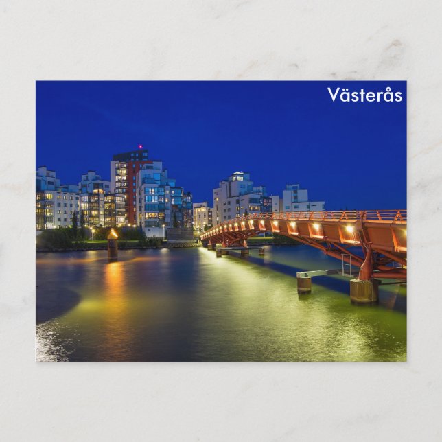 Cartão Postal Västerås, Suecia (Frente)