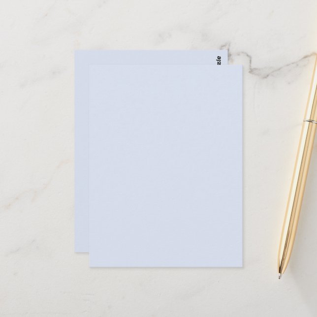 Cartão Postal Vazio Crie seu próprio papel (Frente/Verso In Situ)