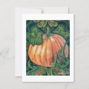 Cartão Postal Vazio de Pumpkin Painting