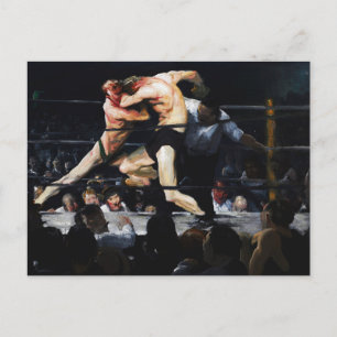 Cartão Postal Veado no Sharkey's por George Bellows