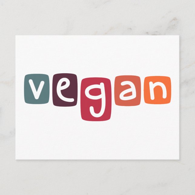 Cartão Postal Vegan (Frente)