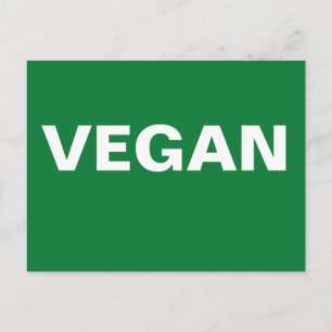 CARTÃO POSTAL VEGAN